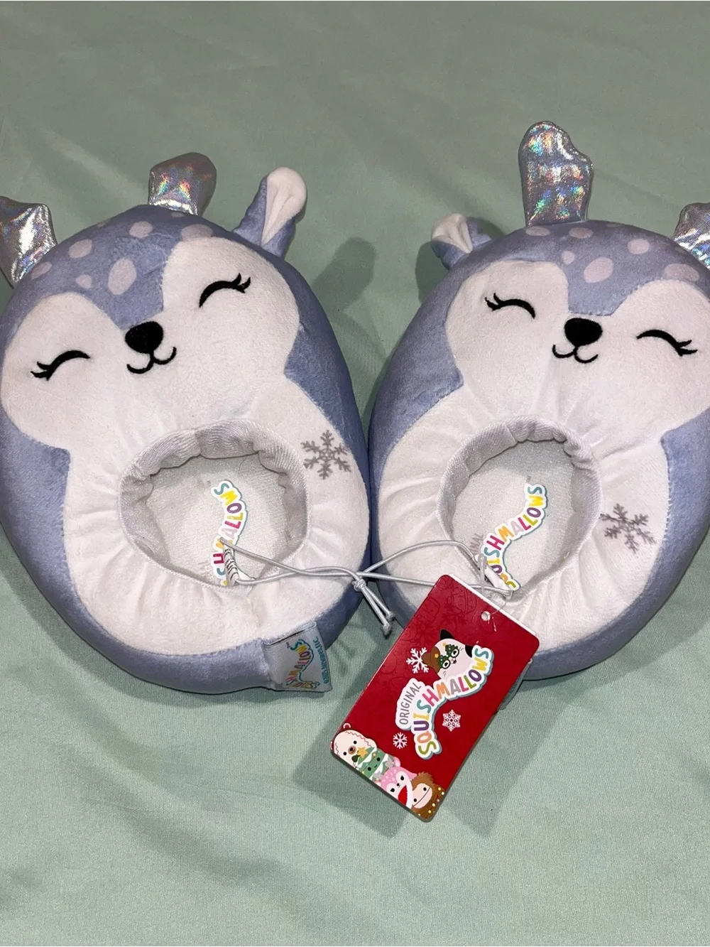 Dawn The Deer Squishmallow Slippers 11T-12T